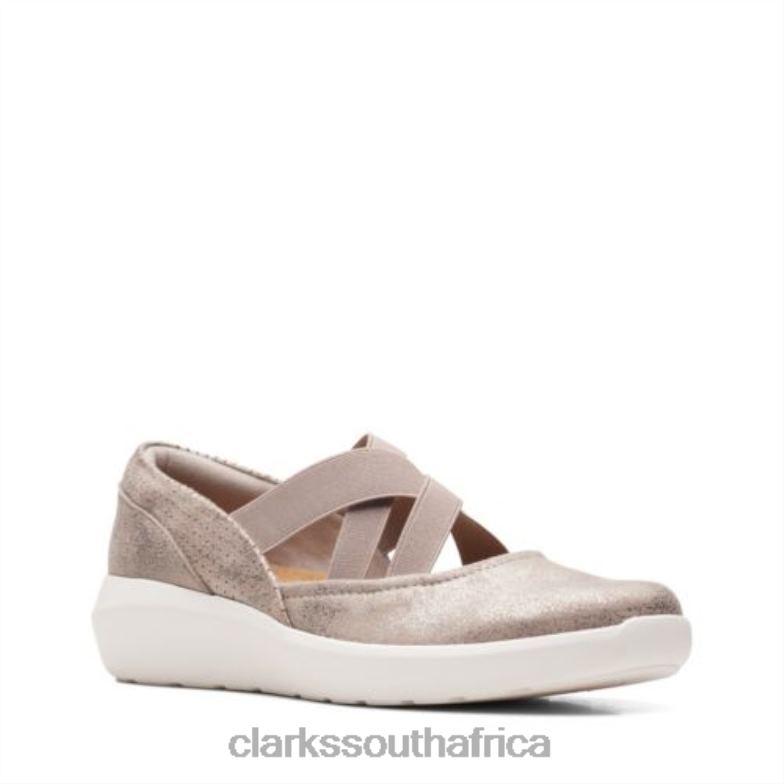 Taupe Metallic Kayleigh Cove Clarks 840403964 Women Clarks Taupe Metallic