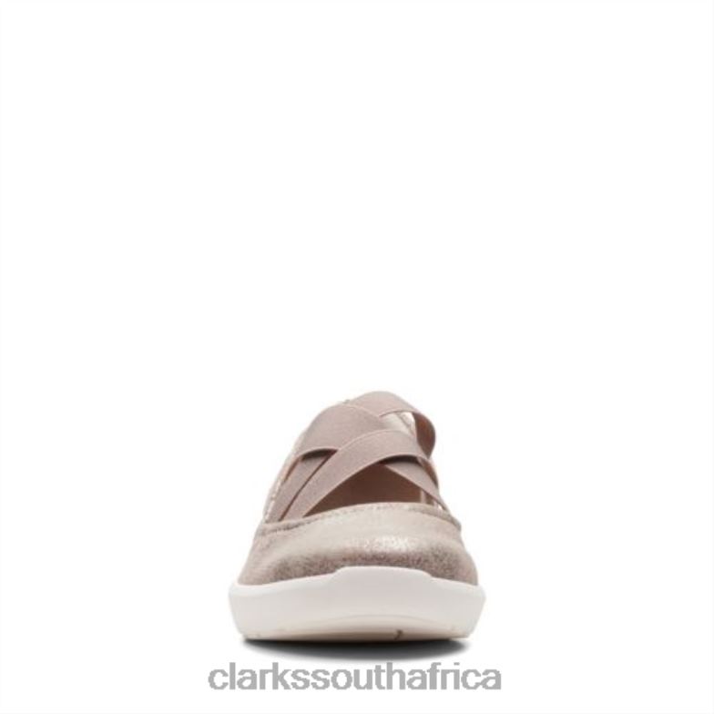 Taupe Metallic Kayleigh Cove Clarks 840403964 Women Clarks Taupe Metallic