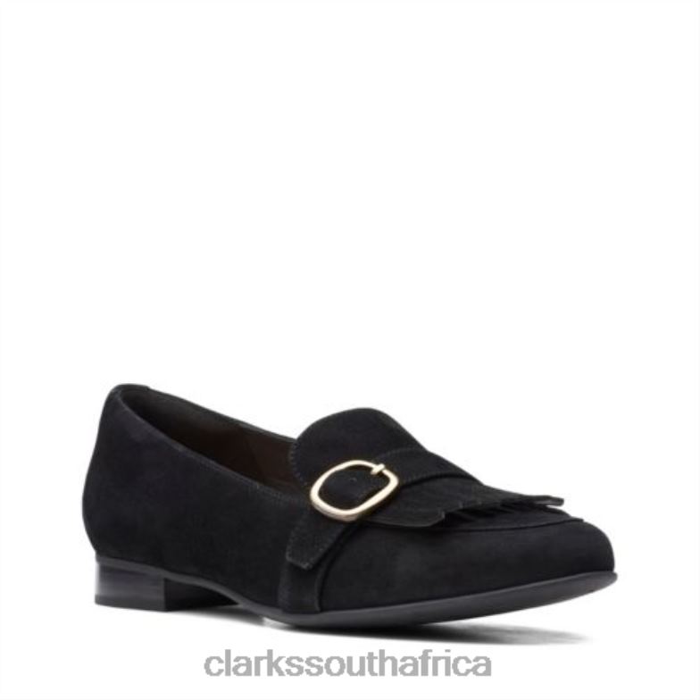Un Blush Fame Clarks Black Suede 840404029 Women Clarks Black Suede