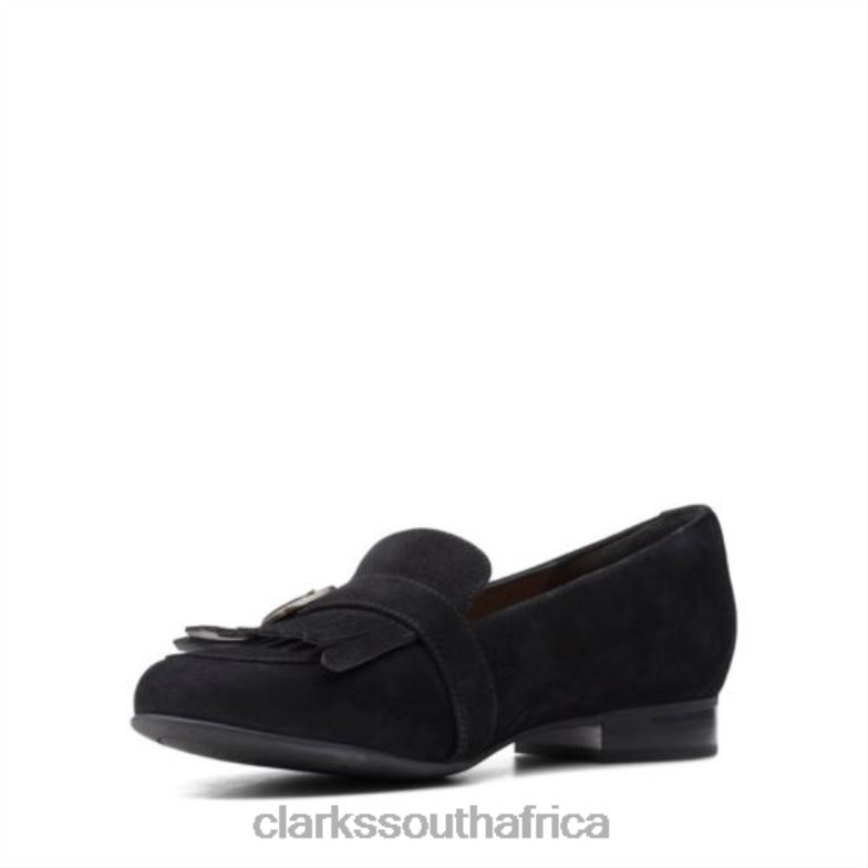 Un Blush Fame Clarks Black Suede 840404029 Women Clarks Black Suede