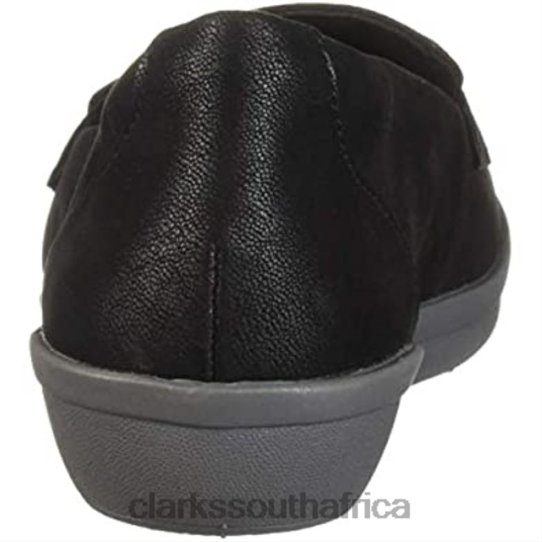 Women's 26137762 Ayla Form Clarks Black Synthetic Nubuck 840401909 Women Clarks Black Synthetic Nubuck