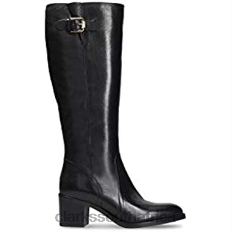 Women's Mascarphone Ela Clarks Black Leather 840401415 Women Clarks Black Leather