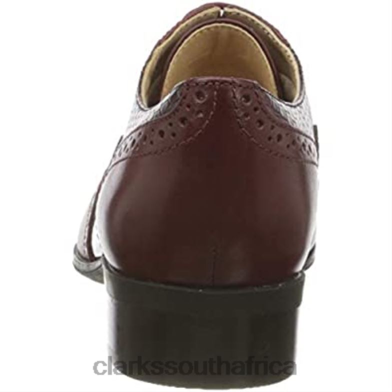 Merlot Clarks Women's Hamble Oak Oxford 840402872 Women Clarks Merlot