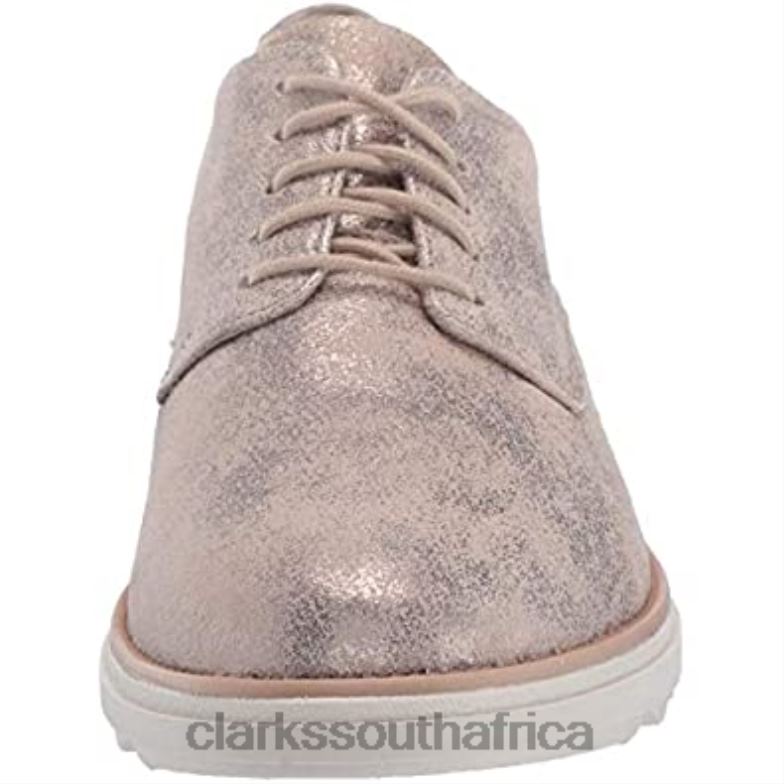 Pewter Suede Clarks Women's Sharon Crystal Oxford 840402328 Women Clarks