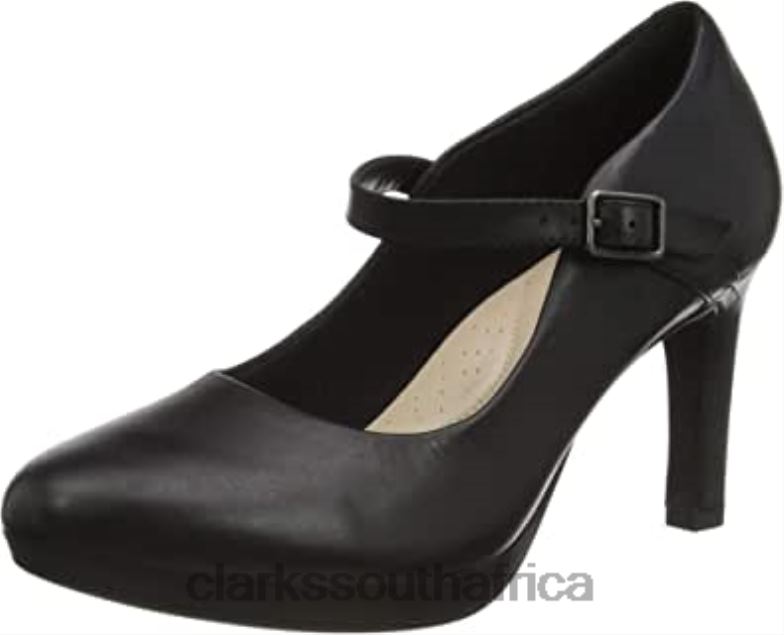 Black Clarks Women's Ambyr Shine Pump 84040824 Women Clarks Black Leather