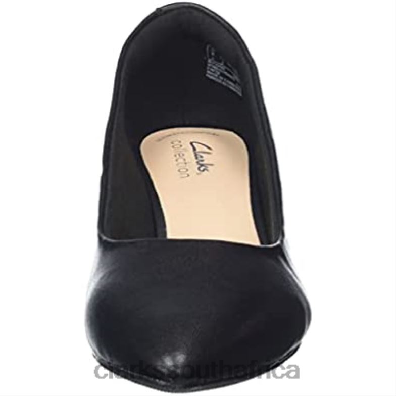 Black Clarks Women's Teresa Step Pump 840402088 Women Clarks Black Leather
