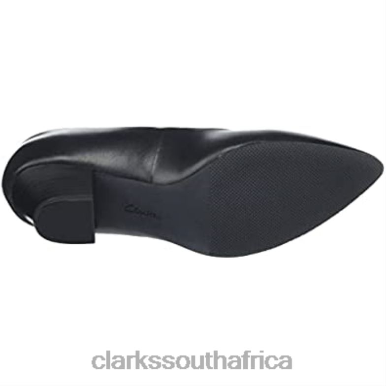 Black Clarks Women's Teresa Step Pump 840402088 Women Clarks Black Leather