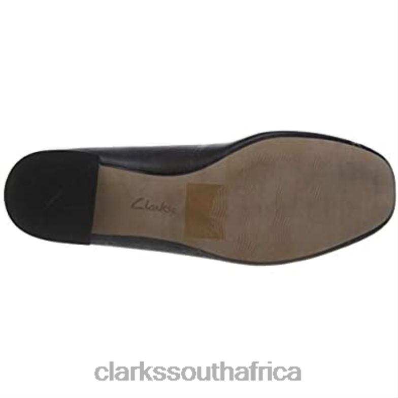 Black Leather Women's Marilyn Leah Pump Clarks 84040572 Women Clarks Black Leather