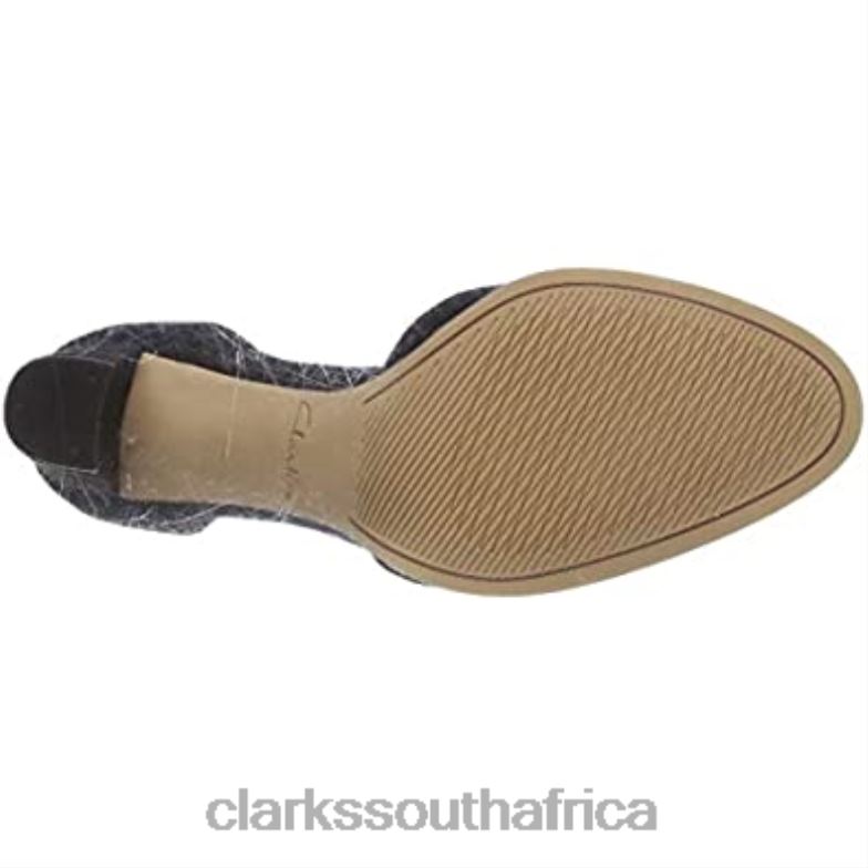 Black Suede Women's Kayl85 Tbar T-Bar Pumps Clarks 84040444 Women Clarks Black Suede