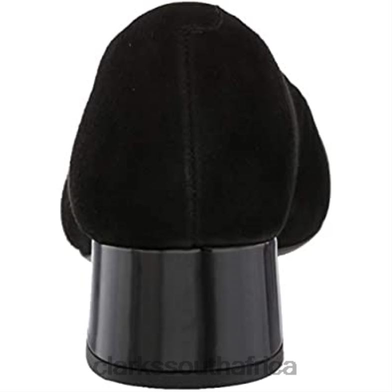 Black Suede Women's Marilyn Leah Pump Clarks 84040516 Women Clarks Black Suede