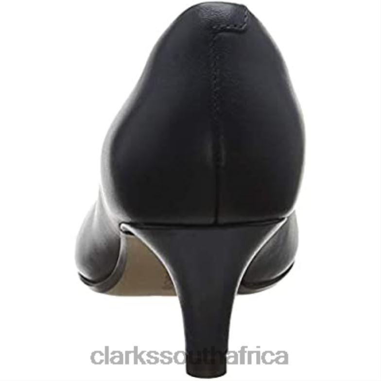 Blue Navy Leather Women's Linvale Jerica Pump Clarks 84040388 Women Clarks Blue Navy Leather