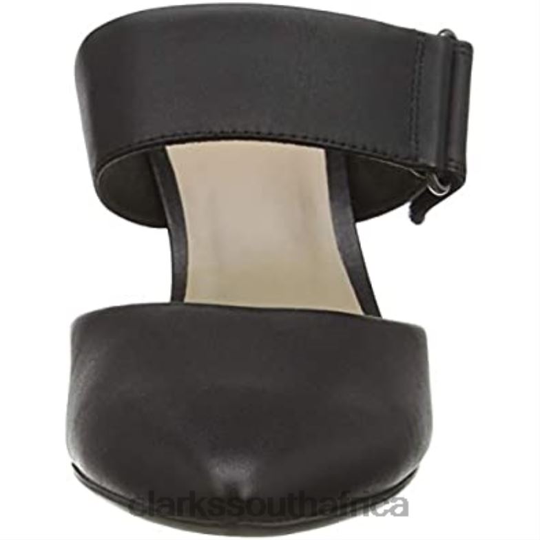 Clarks Women's Illeana Daisy Pump Black 840402746 Women Clarks Black Leather