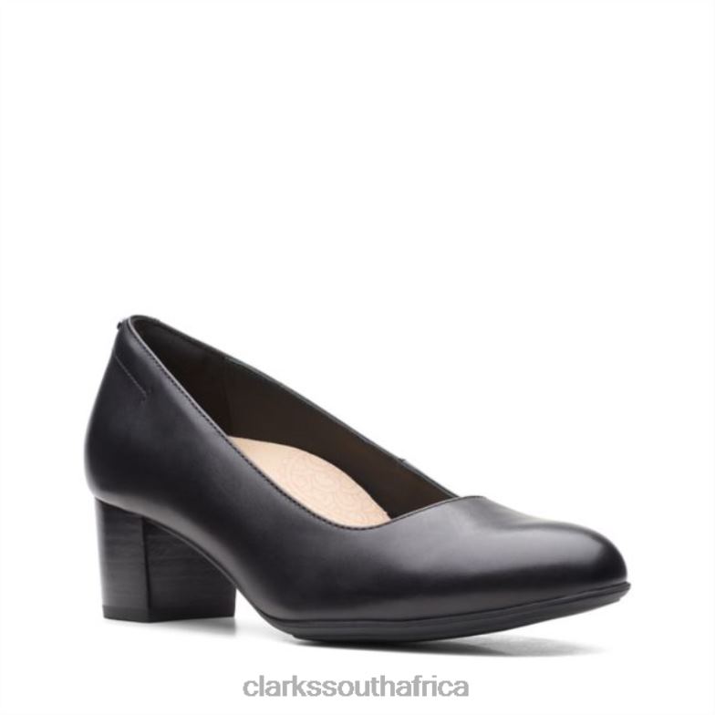 Leather Clarks Linnae Pump 840406200 Women Clarks Black Leather