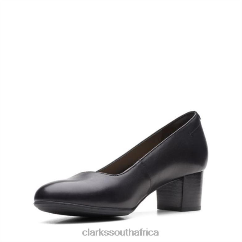 Leather Clarks Linnae Pump 840406200 Women Clarks Black Leather