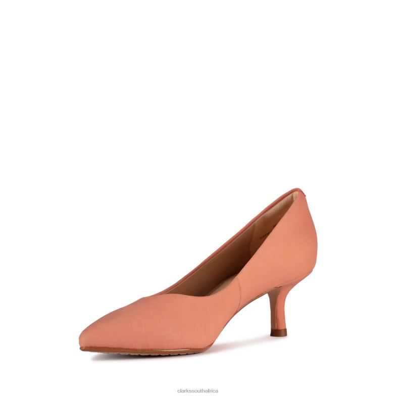 Violet 55 Court Clarks Light Coral 840403269 Women Clarks Light Coral