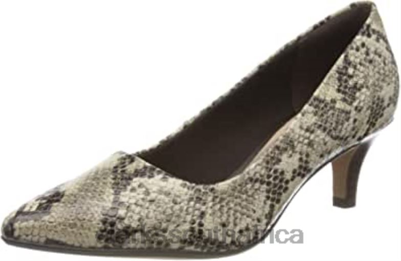 Women's Linvale Jerica Pumps Clarks Grey Taupe Snake Taupe Snake 840401743 Women Clarks Grey Taupe Snake Taupe Snake