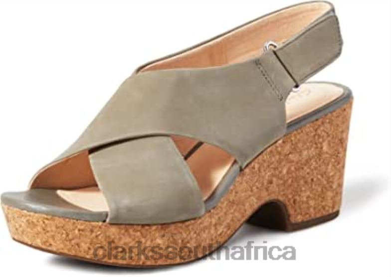 Beige (Sage Nubuck Sage Nubuck) Clarks Women's 261479 304 Ankle Strap Sandals 840401544 Women Clarks