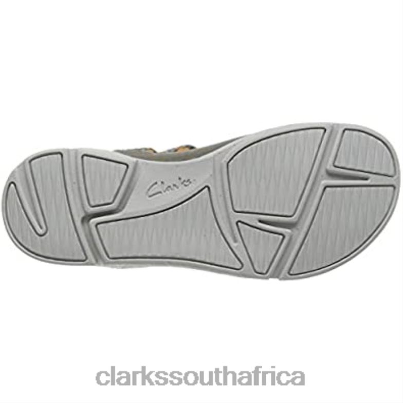 Beige Sage Snake Sage Snake Clarks Women's Tri Sporty Sling Back Sandals 840402859 Women Clarks Beige Sage Snake