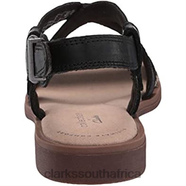 Black Clarks Women's Declan Spring Sandal 840401144 Women Clarks Black