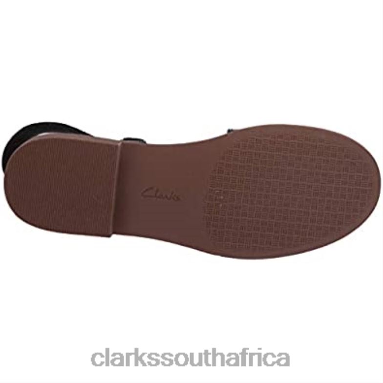 Black Clarks Women's Declan Spring Sandal 840401144 Women Clarks Black