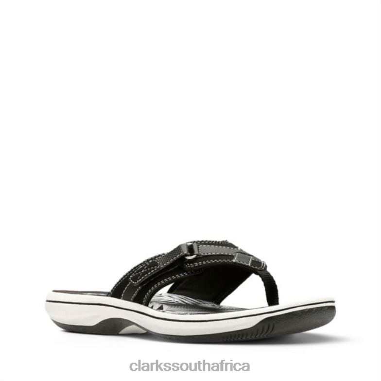 Breeze Sea Black Synthetic Clarks Black Synthetic 840406295 Women Clarks Black Synthetic