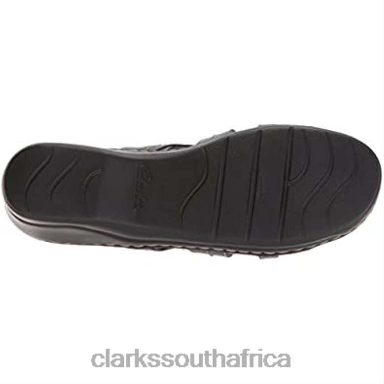 Clarks Blue Grey Leather Women's Lexi Myrtle Sandal 840402425 Women Clarks Blue Grey Leather