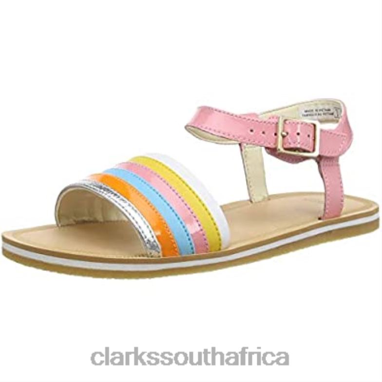 Clarks Multicolour Women's Finch Stride Y Sling Back Sandals 84040889 Women Clarks Multicolour Lea