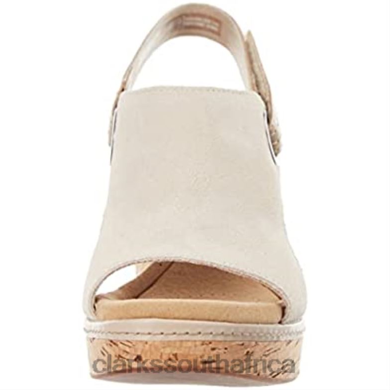 Clarks Women's Giselle Sea Sandal Sand Suede 840402554 Women Clarks Sand Suede