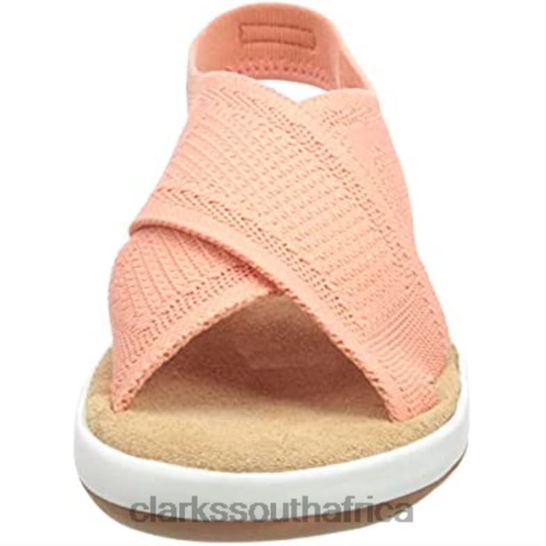 Clarks Women's Jemsa Dash Sandal Light Coral 840401706 Women Clarks Light Coral