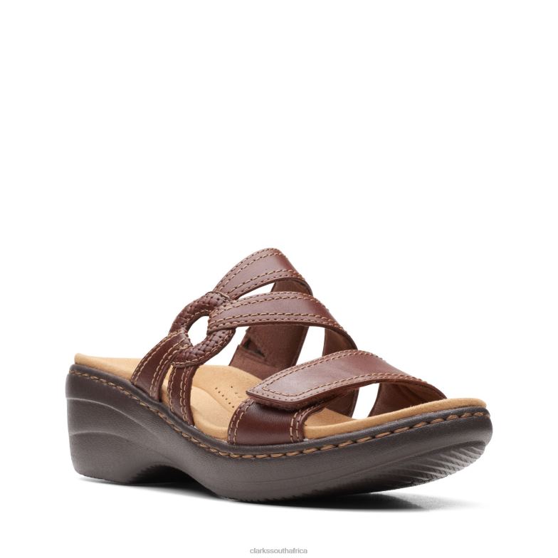 Dark Tan Lea Clarks Merliah Coral 840403280 Women Clarks Dark Tan Lea