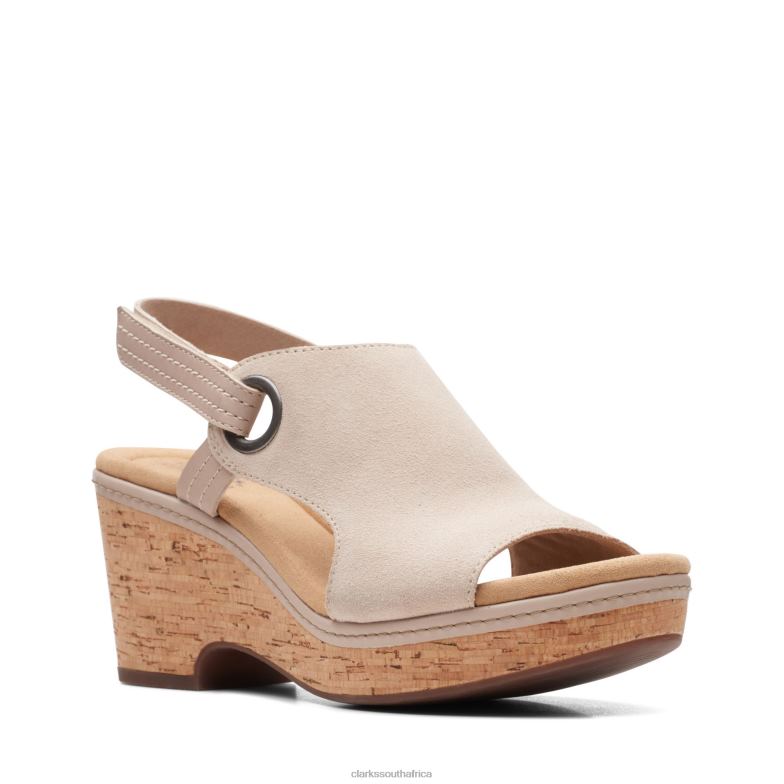 Giselle Sea Clarks Sand Suede 840403277 Women Clarks Sand Suede
