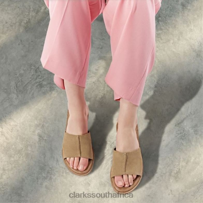 Karsea Mule Light Tan Suede Clarks Light Tan Suede 840406213 Women Clarks Light Tan Suede