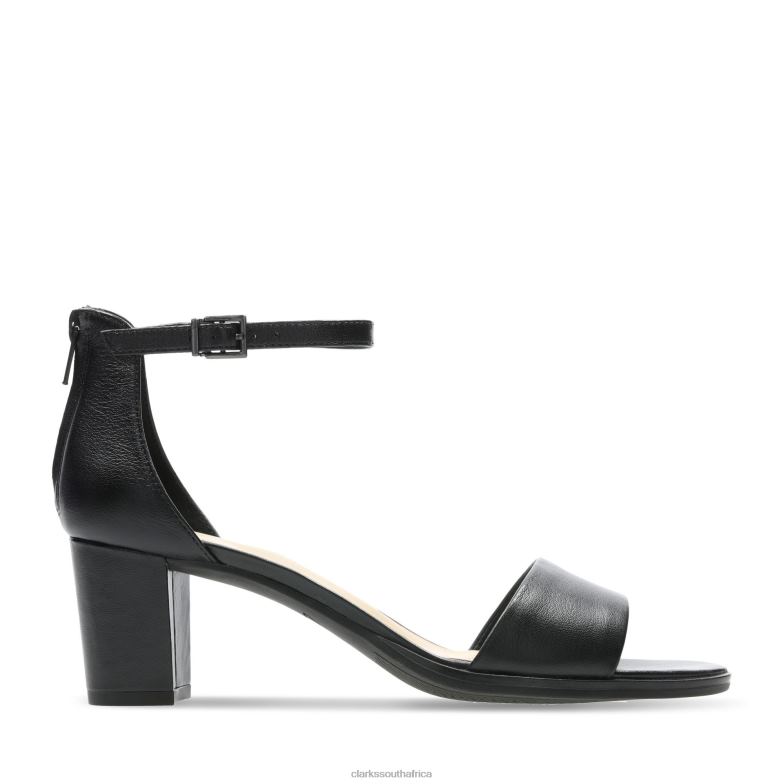 Kayl 60 2 Part Clarks Black Leather 840403263 Women Clarks Black Leather
