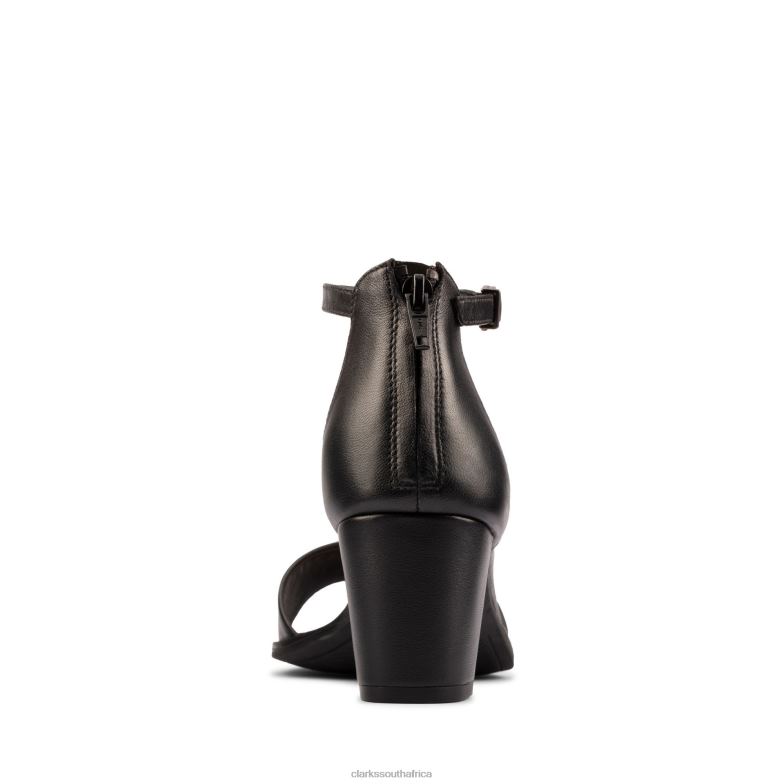 Kayl 60 2 Part Clarks Black Leather 840403263 Women Clarks Black Leather