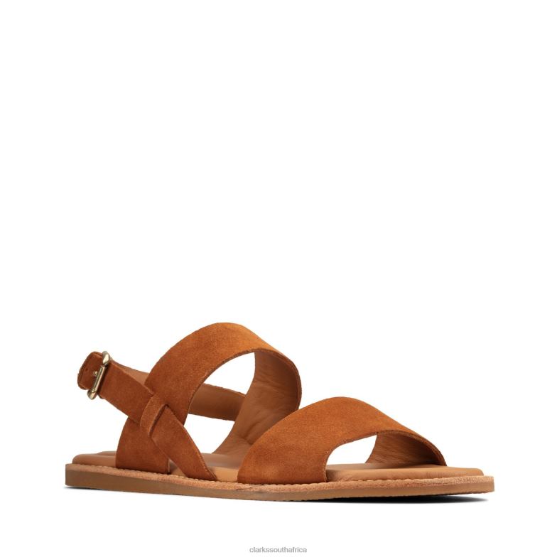 Tan Suede Karsea Strap Clarks 840403252 Women Clarks Tan Suede