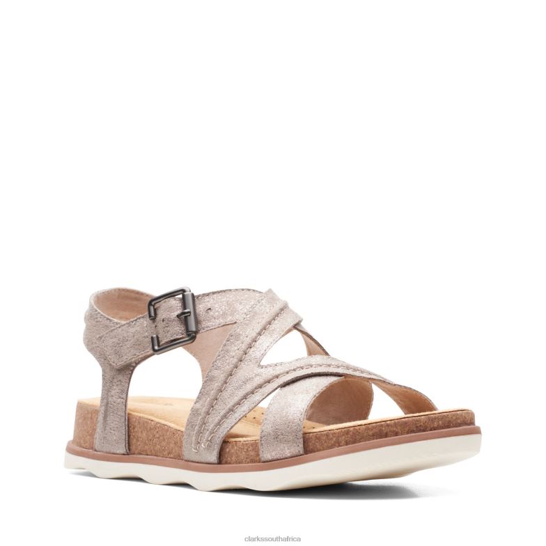 Taupe Metallic Clarks Brynn Ave 840403195 Women Clarks Taupe Metallic