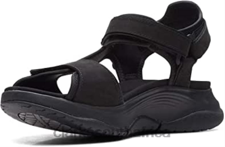 Wave Skip Women's Sandal Clarks Black Comb 84040189 Women Clarks Black Comb