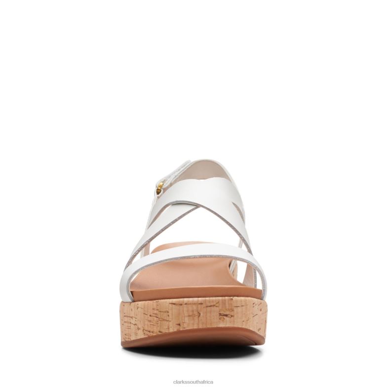 White Clarks Kimmei Cork 840403232 Women Clarks White