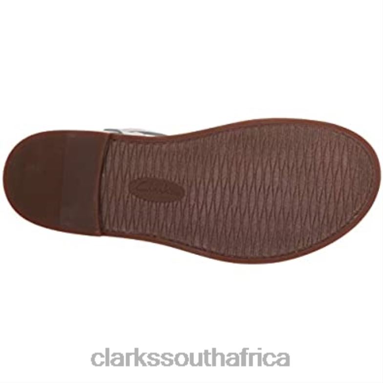 Women's Corsio Strap Flat Sandal Clarks Natural Canvas 840402255 Women Clarks Natural Canvas