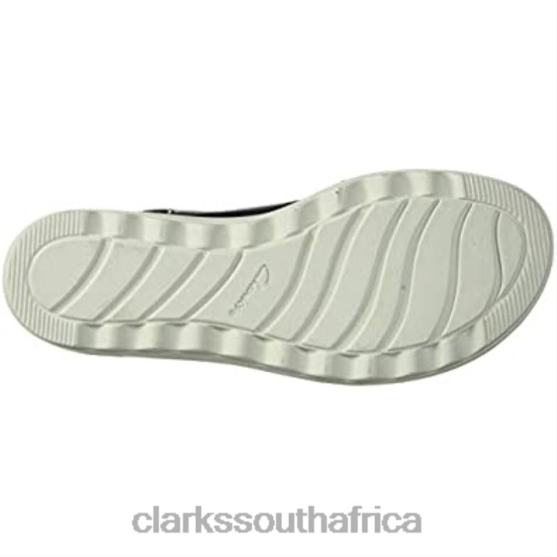 Women's Jillian Jewel Wedge Sandal Clarks Black Leather 840401127 Women Clarks Black Leather