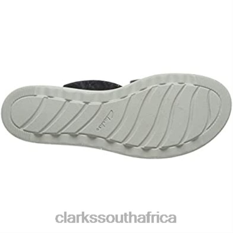 Women's Jillian Rise Wedge Sandal Clarks Black 840402245 Women Clarks Black Leather Black Leather