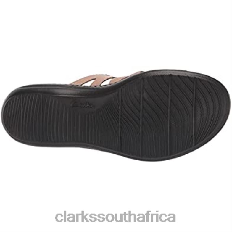 Women's Laurieann Echo Sandal Clarks Sand Leather 840402909 Women Clarks Sand Leather