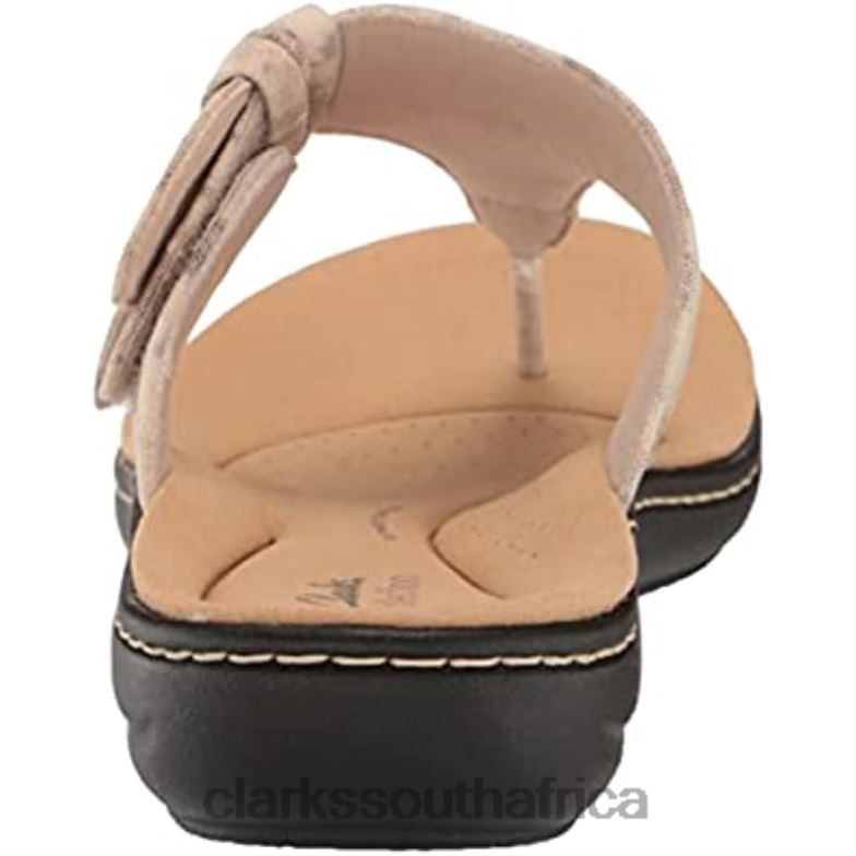 Women's Laurieann Rae Flat Sandal Clarks Sand 840402133 Women Clarks