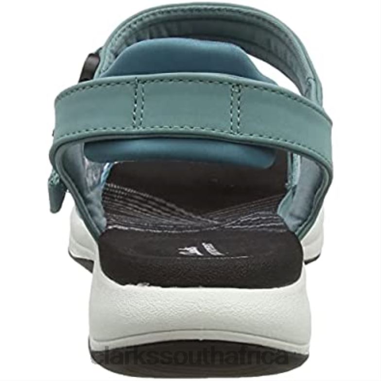 Women's Mira Tide Sandal Teal Combi Clarks 840401334 Women Clarks Teal Combi