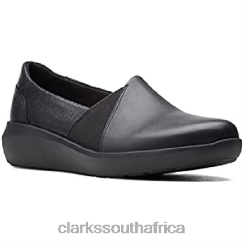 Black Combi Kayleigh Step Women's Slip On Shoes Clarks 840401772 Women Clarks Black Combi