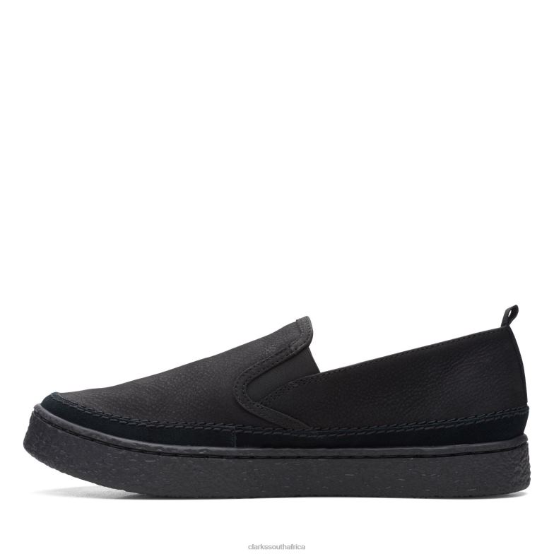 Black Nubuck Clarks Barleigh Slip 840403104 Women Clarks Black Nubuck