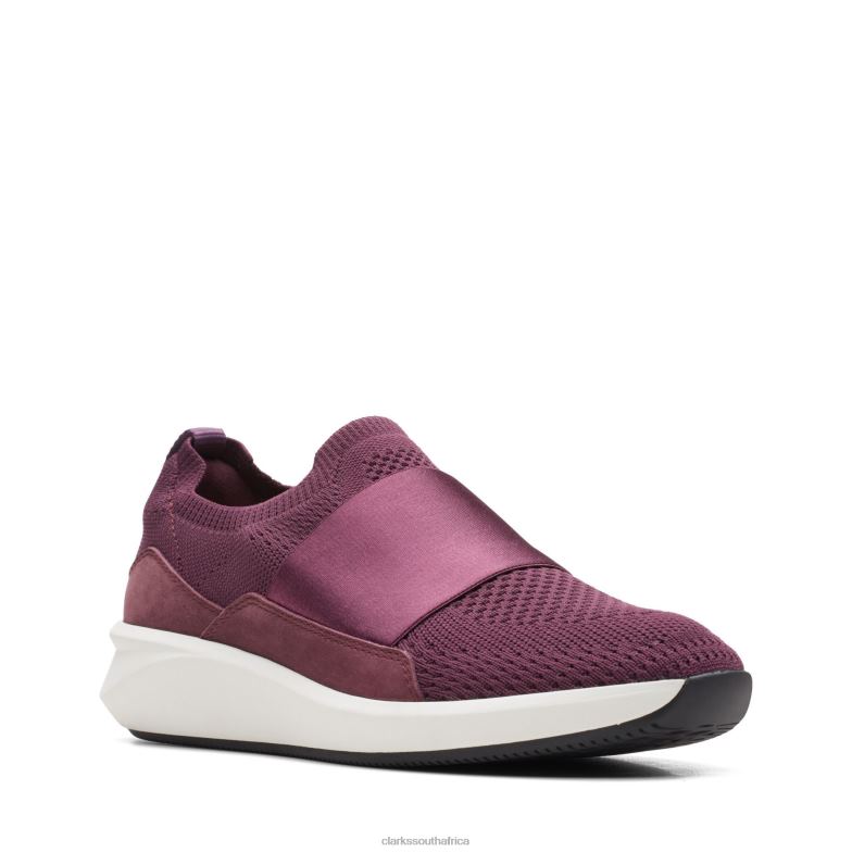 Un Rio Knit Clarks Purple 840403141 Women Clarks Purple