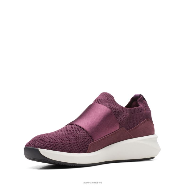Un Rio Knit Clarks Purple 840403141 Women Clarks Purple