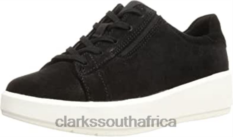 Black Sde Clarks Women's Layton Lace Sneaker 84040856 Women Clarks