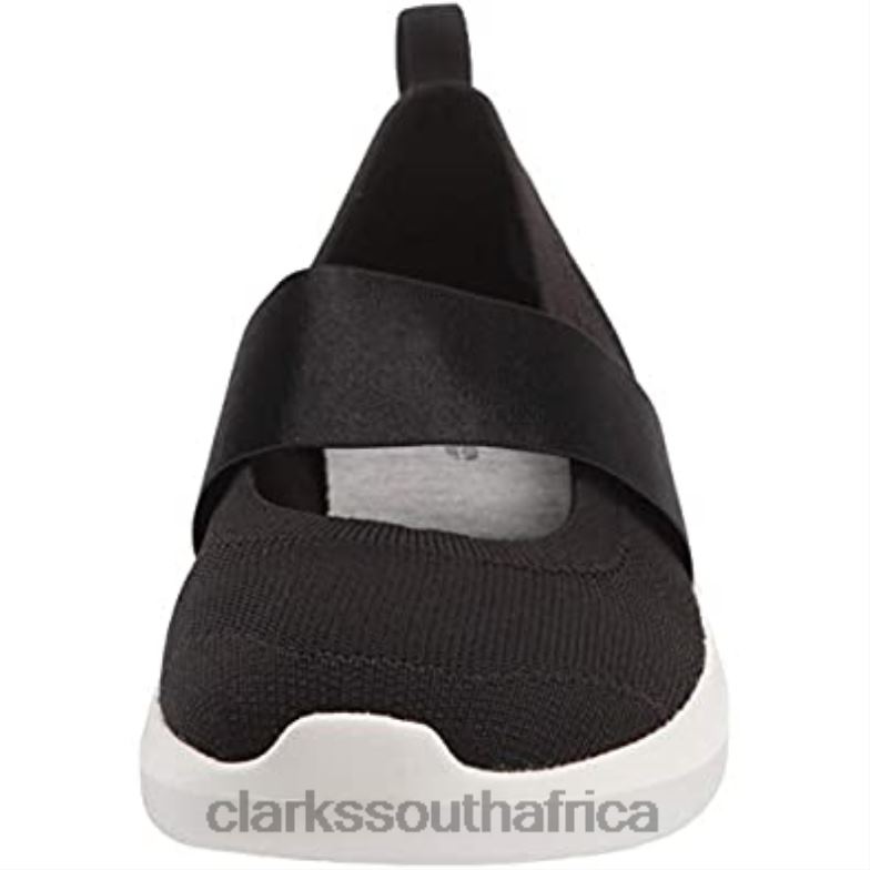 Clarks Black Knit Women's Nova Sol Sneaker 840402097 Women Clarks Black Knit